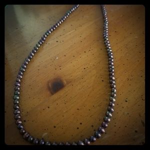 Purple Pearl Necklace